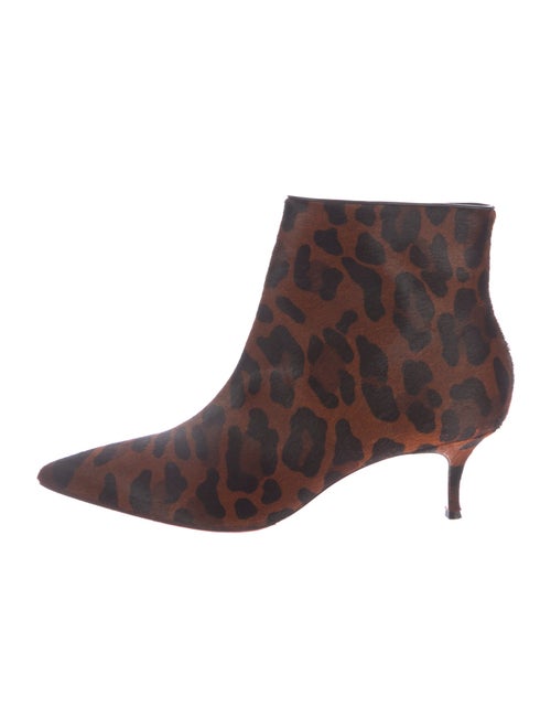 Christian Louboutin Ponyhair Animal Print Boots