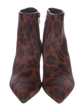 Christian Louboutin Ponyhair Animal Print Boots