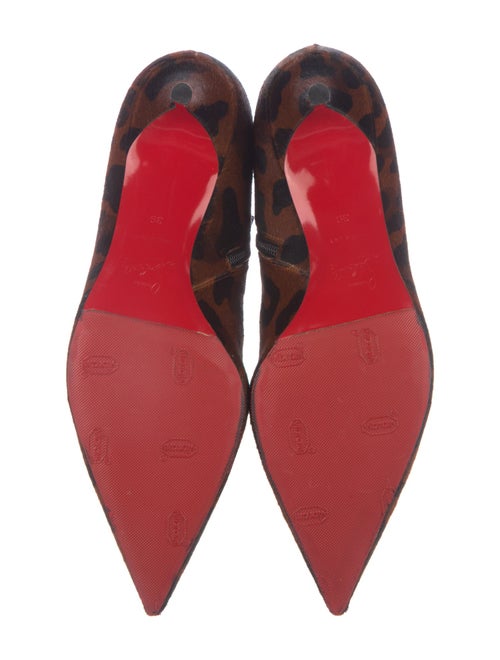 Christian Louboutin Ponyhair Animal Print Boots