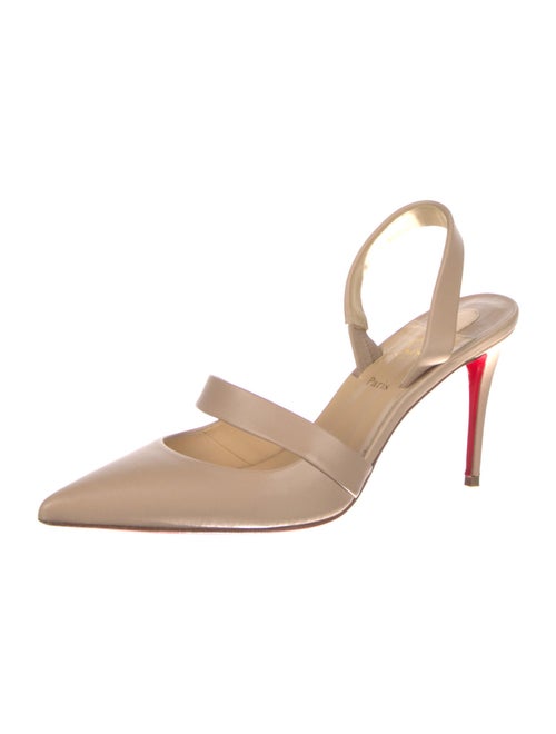 Christian Louboutin Leather Slingback Pumps