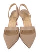 Christian Louboutin Leather Slingback Pumps