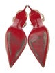 Christian Louboutin Leather Slingback Pumps