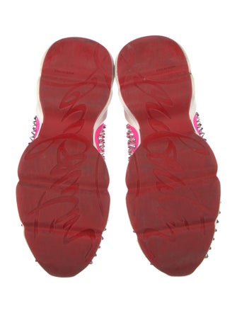 Christian Louboutin Spike Accents Neoprene Chunky Sneakers