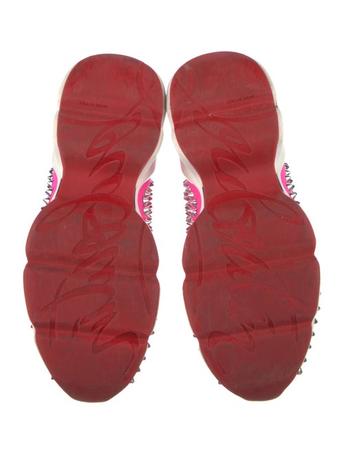 Christian Louboutin Spike Accents Neoprene Chunky Sneakers