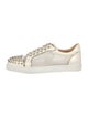 Christian Louboutin Spike Accents Leather Sneakers