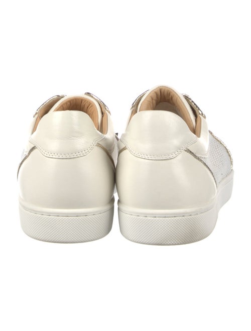 Christian Louboutin Spike Accents Leather Sneakers