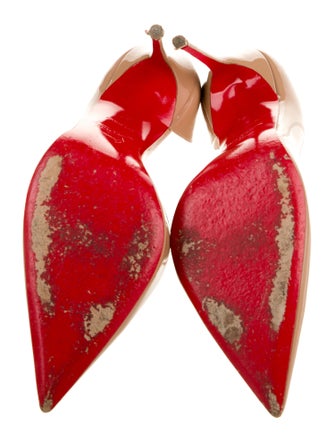 Christian Louboutin Patent Leather D'Orsay Pumps