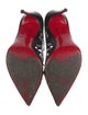 Christian Louboutin Leather Lasercut Accents Pumps