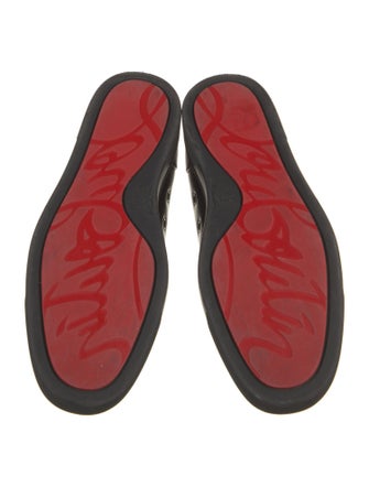 Christian Louboutin Leather Printed Sneakers