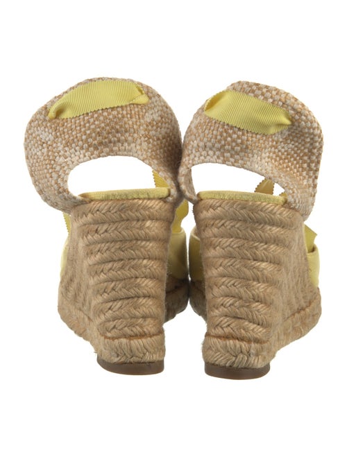 Christian Louboutin Canvas Braided Accents D'Orsay Pumps