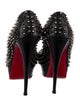 Christian Louboutin Spike Accents Leather Pumps