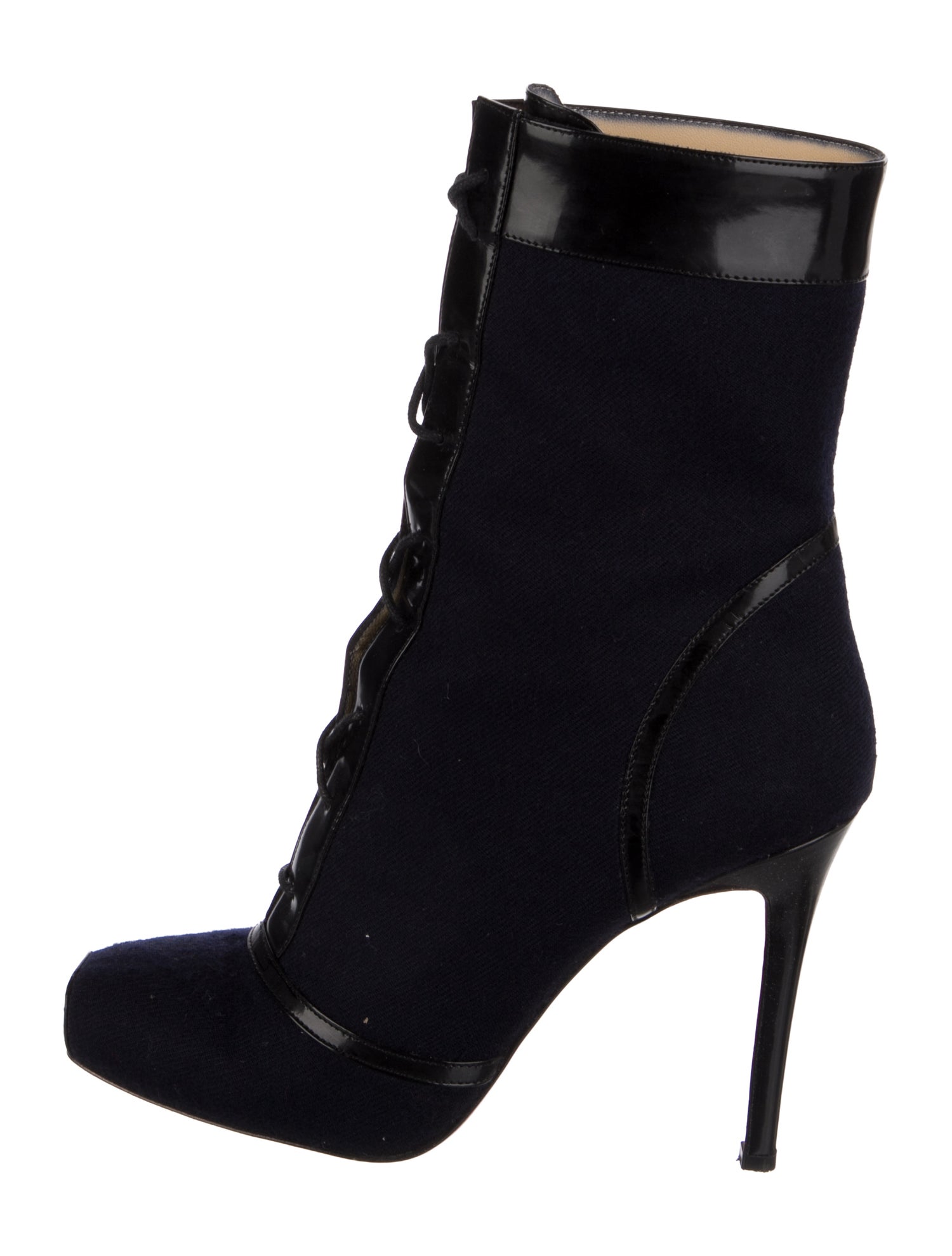 Christian Louboutin Lace-Up Boots