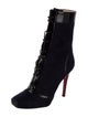 Christian Louboutin Lace-Up Boots