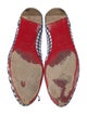 Christian Louboutin Plaid Print Bow Accents Flats