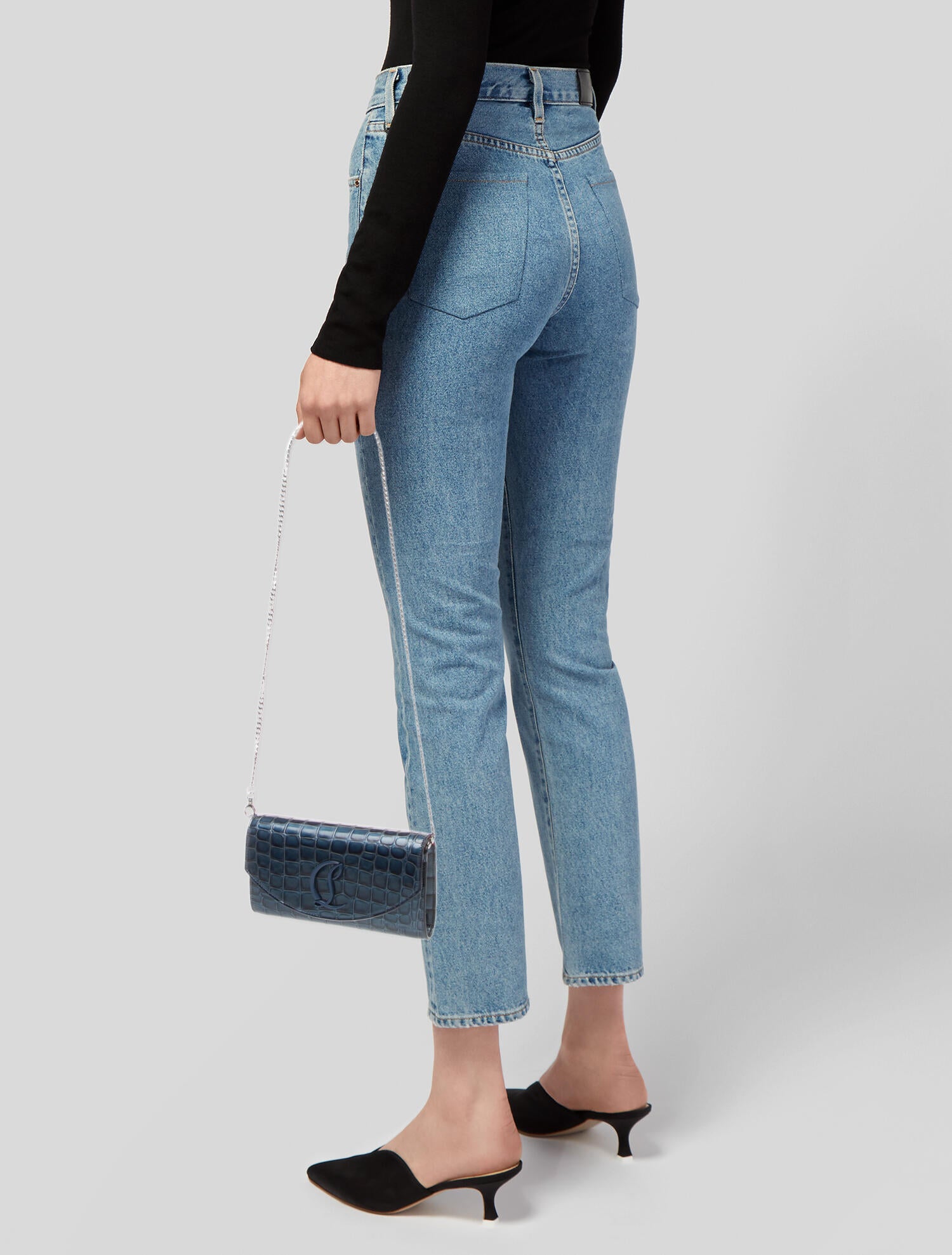 Christian Louboutin Embossed Leather Loubi54