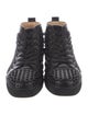 Christian Louboutin Spike Accents Leather Sneakers
