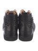 Christian Louboutin Spike Accents Leather Sneakers