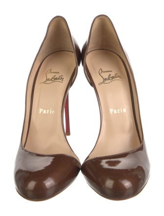 Christian Louboutin Patent Leather D'Orsay Pumps