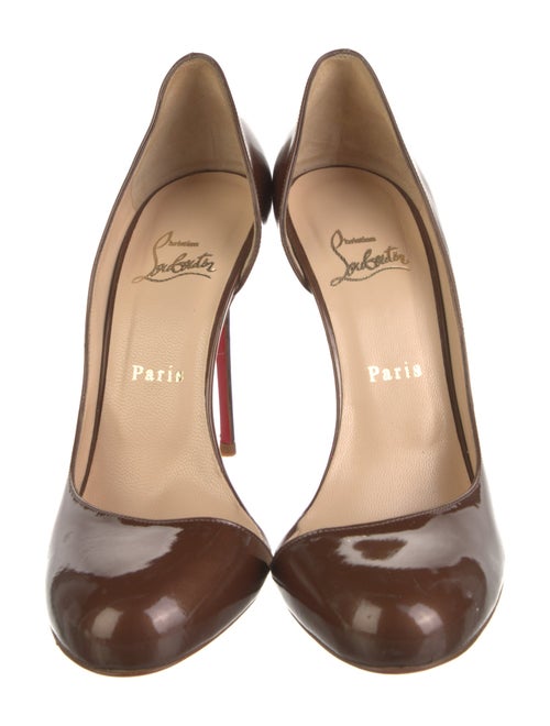Christian Louboutin Patent Leather D'Orsay Pumps