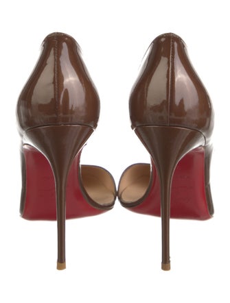 Christian Louboutin Patent Leather D'Orsay Pumps