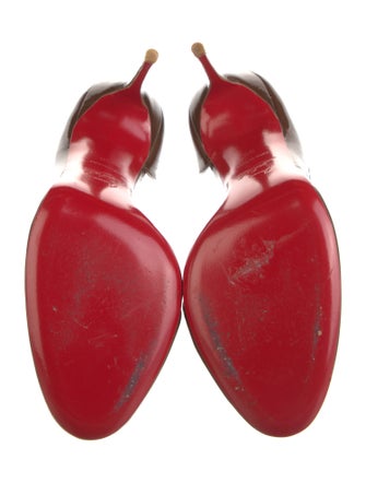 Christian Louboutin Patent Leather D'Orsay Pumps