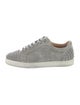 Christian Louboutin Spike Accents Suede Sneakers