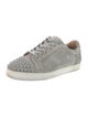 Christian Louboutin Spike Accents Suede Sneakers