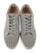 Christian Louboutin Spike Accents Suede Sneakers