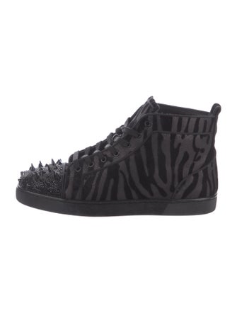 Christian Louboutin Velvet Sneakers