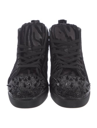 Christian Louboutin Velvet Sneakers
