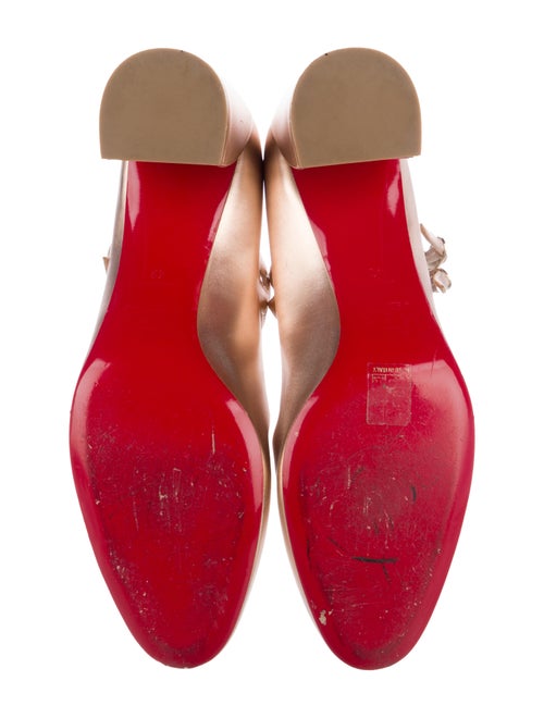 Christian Louboutin Leather T-Strap Pumps
