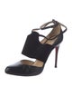 Christian Louboutin Leather T-Strap Pumps