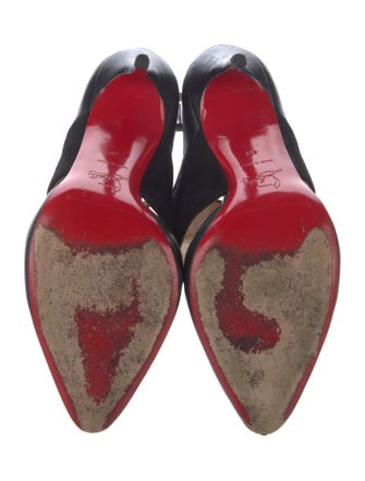 Christian Louboutin Leather T-Strap Pumps