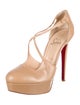 Christian Louboutin Leather T-Strap Pumps