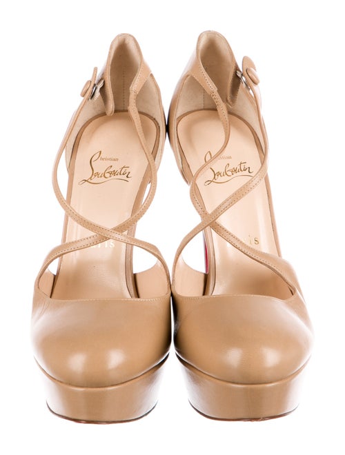 Christian Louboutin Leather T-Strap Pumps