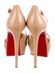 Christian Louboutin Leather T-Strap Pumps