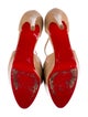 Christian Louboutin Leather T-Strap Pumps