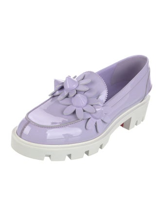 Christian Louboutin Spike Accents Patent Leather Oxfords