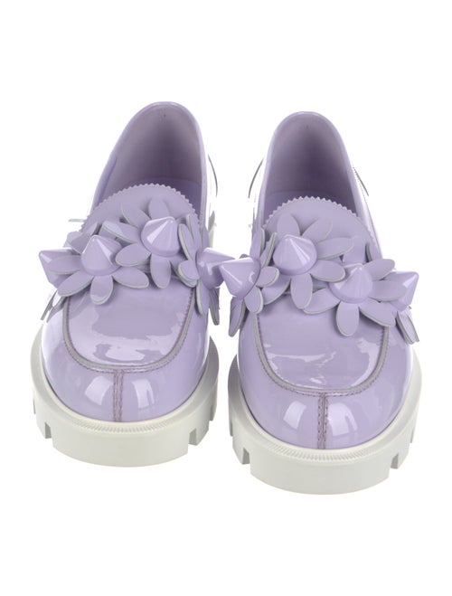 Christian Louboutin Spike Accents Patent Leather Oxfords