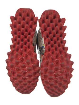 Christian Louboutin Patent Leather Printed Sneakers