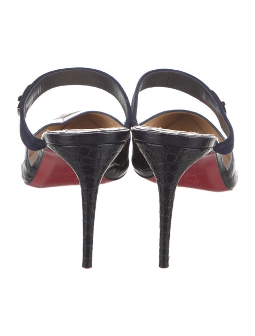 Christian Louboutin Crocodile Mules