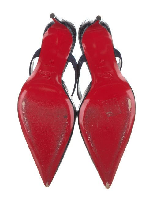 Christian Louboutin Crocodile Mules