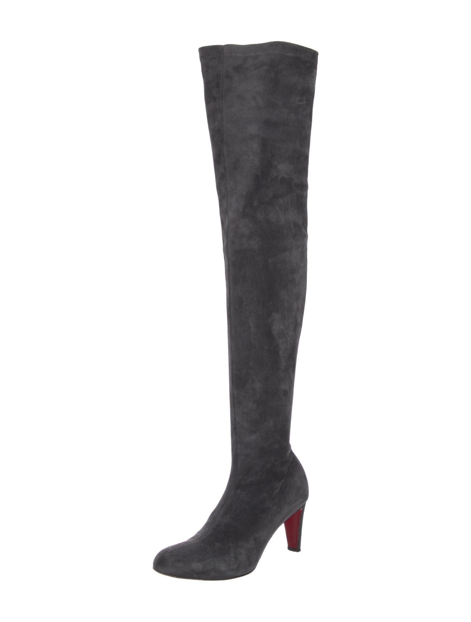 Christian Louboutin Suede Sock Boots