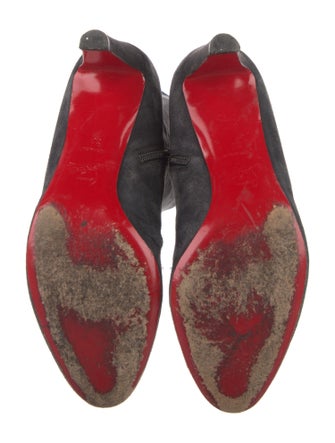 Christian Louboutin Suede Sock Boots