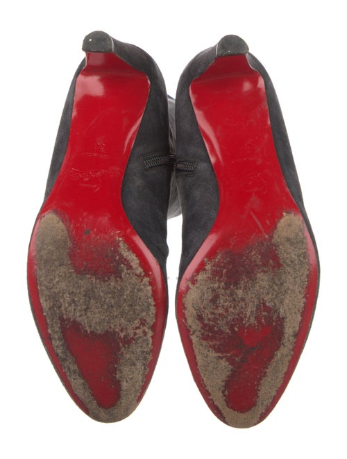 Christian Louboutin Suede Sock Boots
