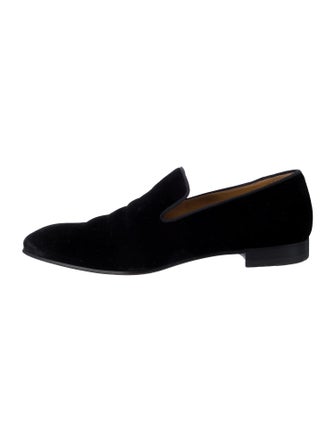 Christian Louboutin Velvet Loafers