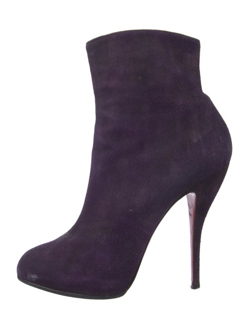 Christian Louboutin Suede Sock Boots