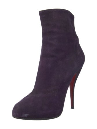Christian Louboutin Suede Sock Boots