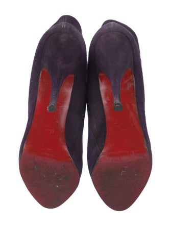 Christian Louboutin Suede Sock Boots