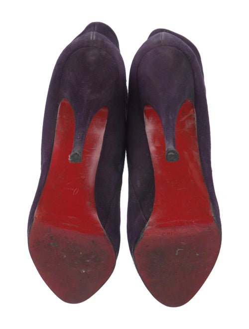 Christian Louboutin Suede Sock Boots